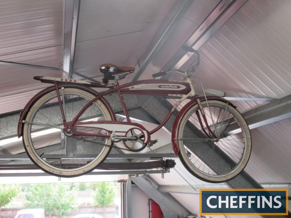 1948 Columbia Cycles Goodyear Highway Patrol push bike a rare