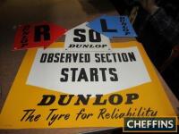 Dunlop trials competition signage