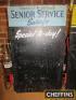 Senior Service, Special Today, road cafe menu blackboard