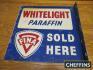 Finalite/Whitelight Fina Paraffin, double-sided flanged printed sign