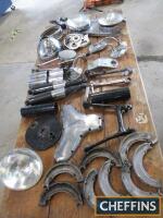 BSA twin and other classic bike spares, a qty (2 crates)