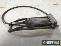 Dunlop standard foot pump, for 1920s car running board