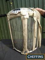 Daimler radiator grille, post-war