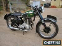 1950* 348cc BSA B31 MOTORCYCLE Reg. No. KXS 834 Frame No. ZB31S 8854 Engine No. 2B314493 This B31 has been part of a large collection of project machines and this one has come to fruition after 8 years of careful fettling. A BSA Owners Club dating cert' s