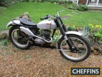 Circa 1965 175cc BSA Bantam D7 Trials Special MOTORCYCLE Reg. No. N/A Frame No. D7-***** (indistinct) Engine No. FD7 9462 A pleasant little trials special equipped with folding footpegs, aluminium tank, Akront rims and modified frame. The vendor admits to