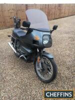 1979 980cc BMW R100T MOTORCYCLE Reg. No. XJJ 450V Frame No. 6050306 Engine No. 6050306 Owned for 13 years, the grey R100T was apparently in regular use. A recent new battery has been fitted and the vendor states that the BMW is in running order. Pannier f