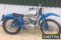 1962 246cc Greeves 24 TES 'Scottish' Trials MOTORCYCLE Reg. No. CXE 142B Frame No. 24TES117x Engine No. 226D/2027 A fine example of the iconic machine from the Thundersley, Essex factory, finished in Moorland Blue and silver and in the current ownership s
