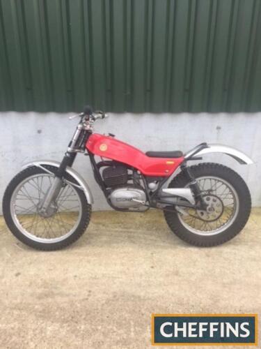 C1975 172cc Montessa Cota 172 Trials MOTORCYCLE Reg. No. N/A Frame No. TBA Engine No. TBA Straight from barn storage the famous Spanish marque trials iron appears to be a complete and tidy example, it is offered for sale without documentation Estimate £80