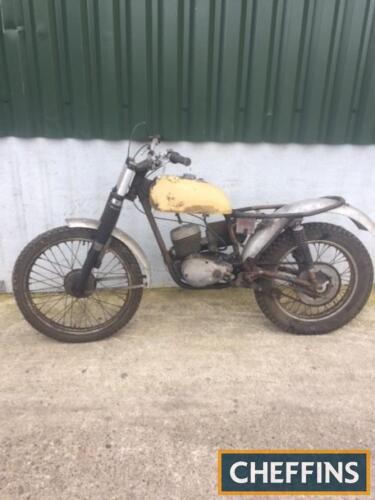 Circa 1960s BSA Bantam Trials MOTORCYCLE Reg. No. N/A Frame No. TBA Engine No. TBA Another machine straight from the barn, the Bantam trials bike appears to be complete with the exception of a seat, a fine project machine that is offered for sale without