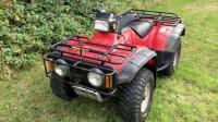 1997 399cc Honda TRX400 ATV QUAD Reg. No. P663 SBJ Frame No. 478TE20U8VA200938 The vendor describes the Honda quad as being in very original condition and running well. In the current ownership for 14 years and looked after, currently on a SORN and offere