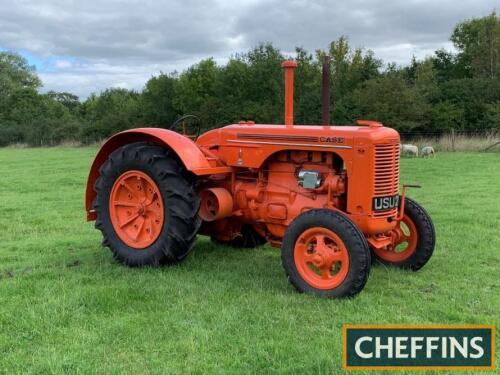 CASE LA 4cylinder petrol/paraffin TRACTOR Fitted with high top gear and side belt pulley. An earlier restoration with good tyres all round