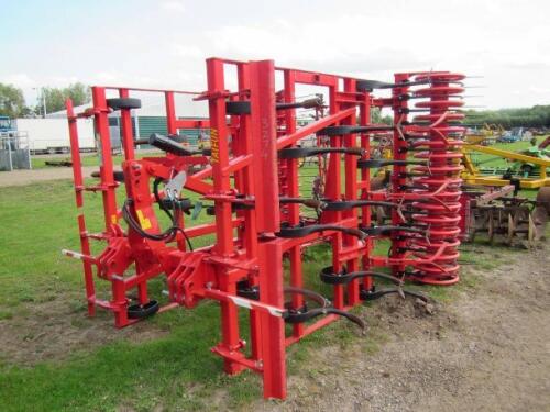 Einbock 4m Cultivator c/w front levelling boards, rear spiral roll, levelling tines, lights