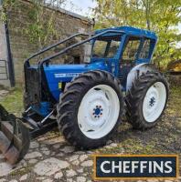 COUNTY 754 Super Four 4cylinder diesel TRACTORFitted with a double drum rear winch and front timber blade. Refurbished by Wilson Machinery Ltd, Dalbeattie