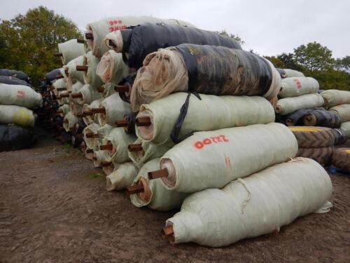 10no. rolls Enviromesh 13m wide x 100-200m long with 1.2mm hole PLEASE CONTACT THE AUCTIONEERS FOR RESERVE PRICE