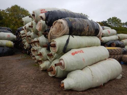 10no. rolls Enviromesh 13m wide x 100-200m long with 1.2mm hole PLEASE CONTACT THE AUCTIONEERS FOR RESERVE PRICE