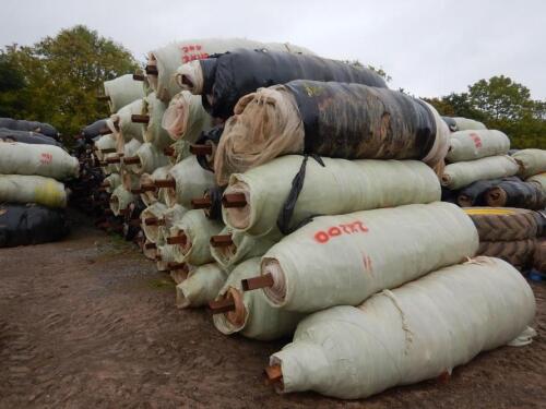 10no. rolls Enviromesh 13m wide x 100-200m long with 1.2mm hole PLEASE CONTACT THE AUCTIONEERS FOR RESERVE PRICE