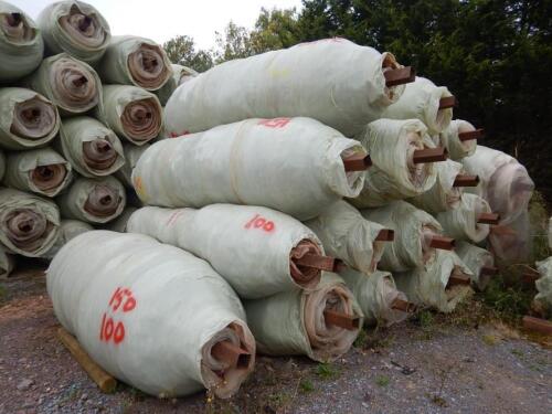 17no. rolls Enviromesh 24m wide x 100-150m long with 1.2mm hole PLEASE CONTACT THE AUCTIONEERS FOR RESERVE PRICE