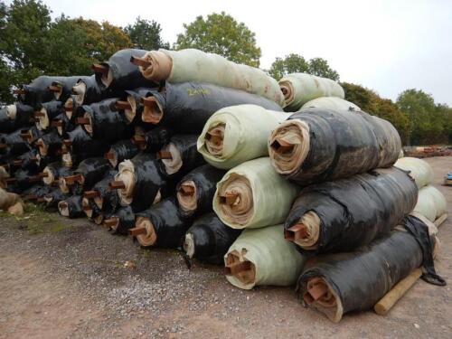 10no. rolls Enviromesh 13m wide x 100-150m long with 1.2mm hole PLEASE CONTACT THE AUCTIONEERS FOR RESERVE PRICE