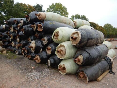 10no. rolls Enviromesh 13m wide x 100-150m long with 1.2mm hole PLEASE CONTACT THE AUCTIONEERS FOR RESERVE PRICE