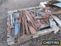 Pallet of plough and linkage parts