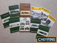 Classic and vintage car profiles: 2 books and 8 individual car booklets