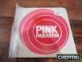 Vintage pink paraffin, flanged sign, double-sided