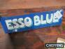 Esso blue flanged sign