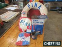 Fina, a qty of merchandising material