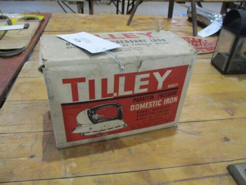 Tilley paraffin pressure domestic iron in original box