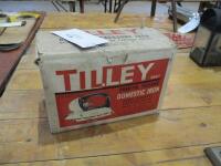 Tilley paraffin pressure domestic iron in original box