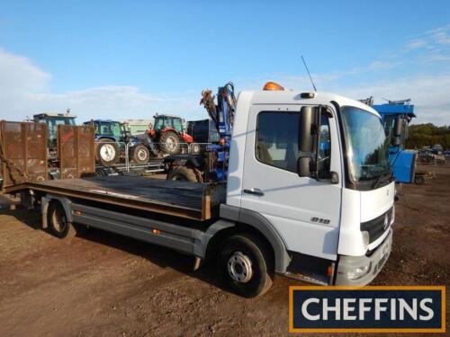 2005 4250cc Mercedes Atego 818 7.5t beavertail Lorry Reg. No. FX05 PHK In the same ownership since 2008 and supplied with a current MOT (full 12 months) and V5C. For sale as now too small for the business