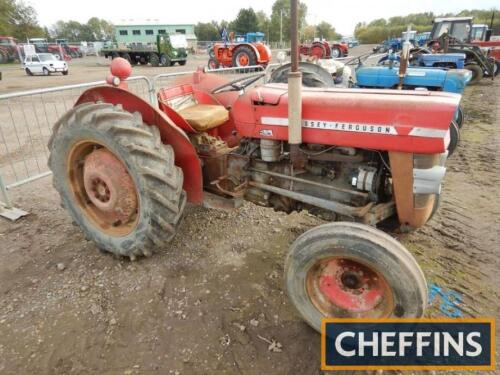 MASSEY FERGUSON 135 4cylinder petrol TRACTOR Serial No. 19627