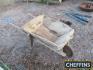 Wooden garden wheelbarrow