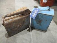 Selection of petrol cans (2)