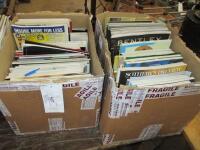 2no. boxes of auction catalogues