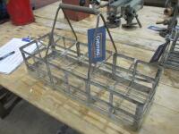 Galvanised 12bottle crate, in very good order