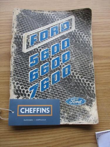 Ford 5600/6600/7600 operator's manual