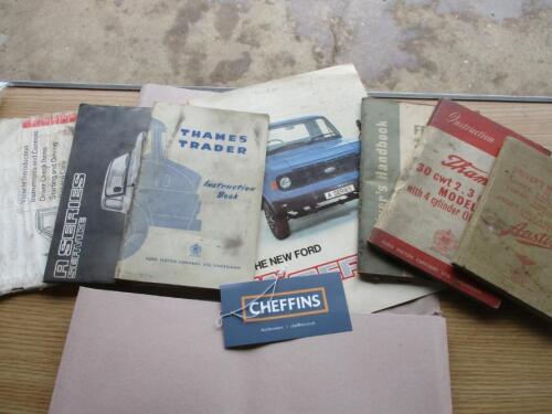 Qty of lorry manuals, Thames trader, Austin etc.