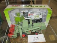 Claas Jaguar 20000, together with Claas Matador 1:32 scale models