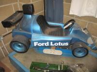 Ford Lotus, amusement arcade kerbside childs ride in the form of an F1 car by RGM. For restoration.