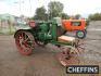 1917 SAUNDERSON Model G petrol/paraffin TRACTOR Reg. No. NR 3454 Serial NO. G1323 This tractor was purchased by The Bedford Trading company in 1917, from there it was sold to Cleaver Brothers who were farmers from Shawell, Leicestershire in 1924. The trac