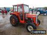 MASSEY FERGUSON 240 3cylinder diesel TRACTORStated to be a genuine off-farm tractor fitted with Duncan cab, PUH, drawbar, rear wheel weights on 12.4/11R28 rear and 7.50-16 front wheels and tyres 