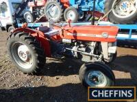 1975 MASSEY FERGUSON 135 3cylinder diesel TRACTOR Reg. No. KKL 791N Serial No. 440 476 Reported by the vendor to be very straight and a tidy original tractor. Showing 5,800 hours.
