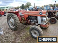 1967 MASSEY FERGUSON 165 4cylinder diesel TRACTOR Reg. No. FEJ 485F Serial No. 545759 An Mk.1 example fitted with original wheels. V5C available