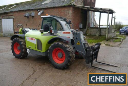 2011 CLAAS Scorpion 7040 4wd 4ws TELESCOPIC LOADERFitted with Varipower, pallet tines, PUH and air conditioning on 460/70R24 wheels and tyres. V5C available. Reg. No. AY61 DGXSerial No. 402030745Hours: 3,067 (hours updated 23/11/20)FDR: 10/10/2011To be re