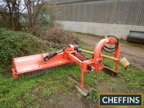 2015 Maschio Giraffona 210 mounted flail mower with hydraulic side shift and tilt, 2.1m Serial No. FM91D0344