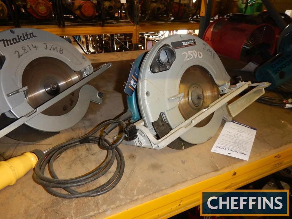 Makita 5903R circular saw JMB Hire Centre - Timed online auction of ex-plant hire equipment to include hoists, cement mixers, forklift, pressure washers power tools etc - Corby, Northamptonshire | Machinery