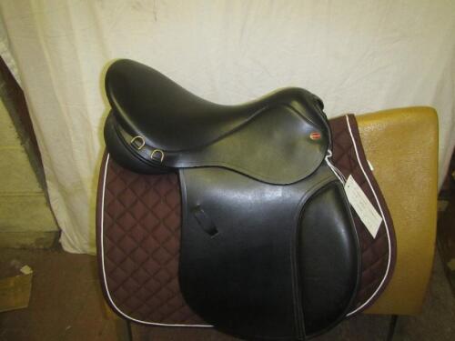 E Jeffries Wembley GP saddle 17in wide black