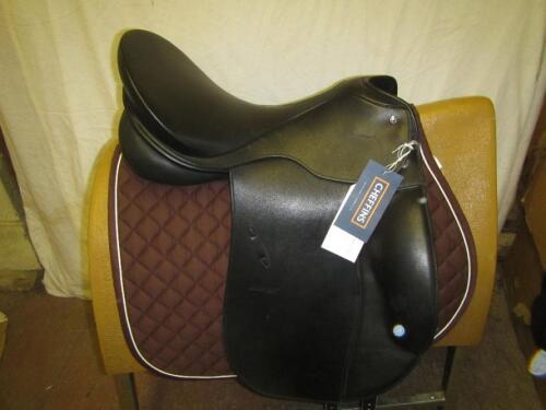 Passier Corona 2 dressage saddle 17 1/2in black medium fit