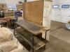 Workshop Bench c/w vice and cupboard UNRESERVED LOT